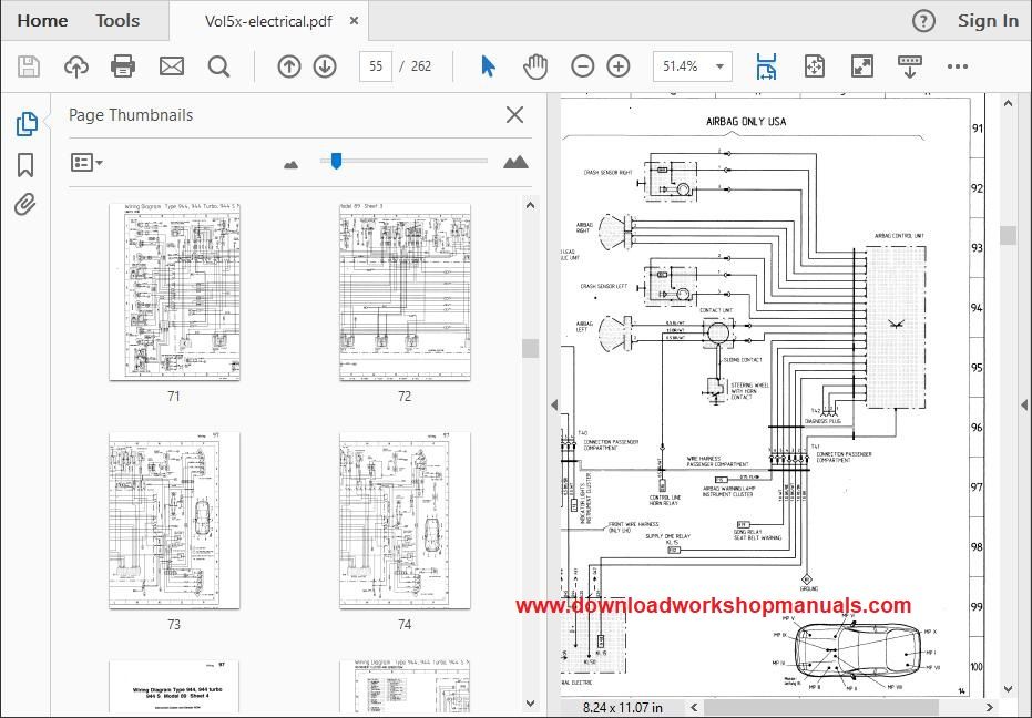 Porsche 944 Wiring Diagrams